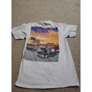 Vintage 2003 In-N-Out Burger California T-Shirt Graphic Print Cotton Mens S